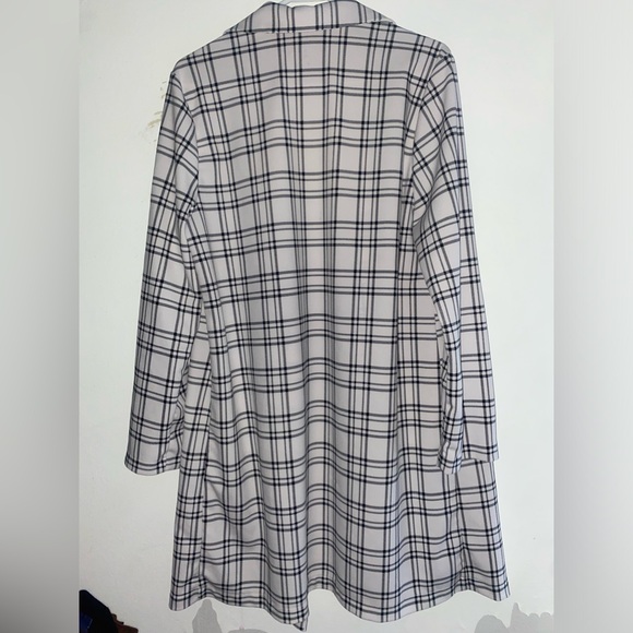 Melloday… Plaid Long Blazer , size S - Picture 3 of 6